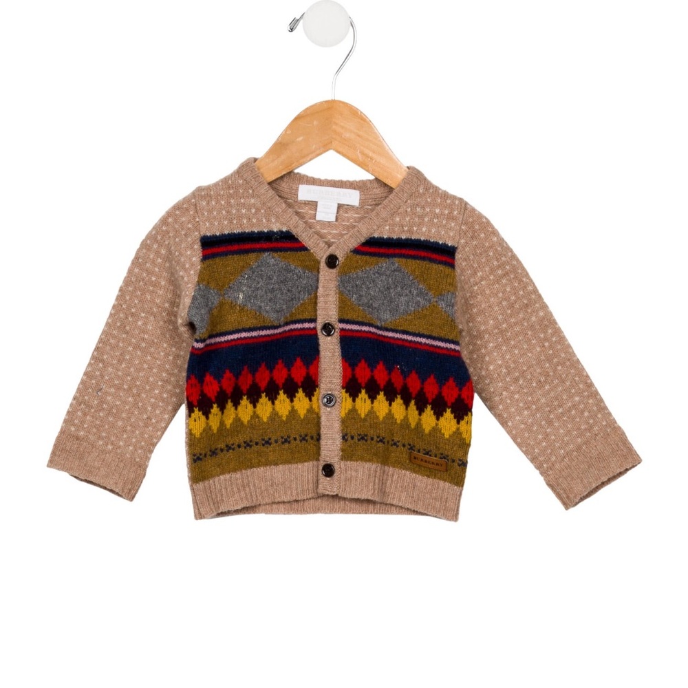 Burberry Baby Wool Cardigan Sweater 9 Months